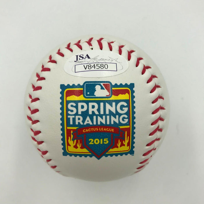 Kris Bryant Rookie Signed 2015 Spring Training Baseball JSA COA Chicago Cubs