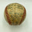1951 Montreal Royals Dodgers Team Signed Game Used Baseball Tommy Lasorda
