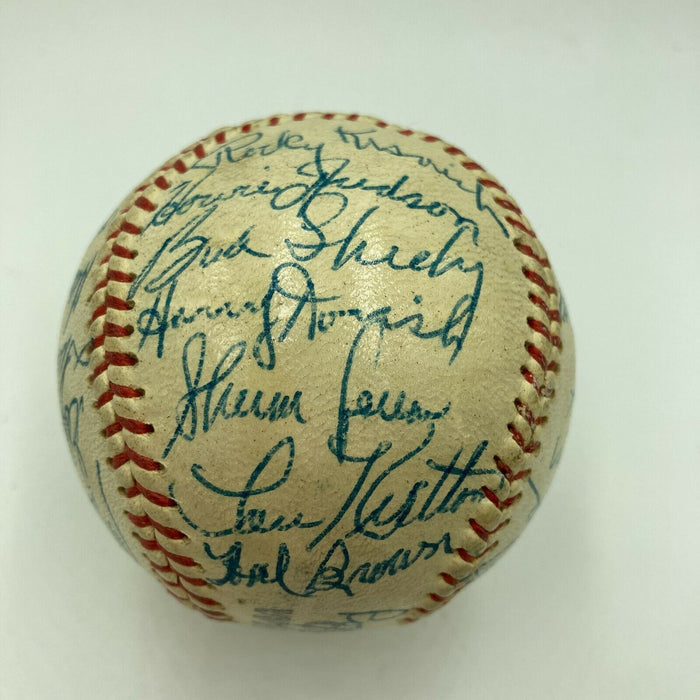 1954 Chicago White Sox Team Signed Autographed Baseball With Nellie Fox