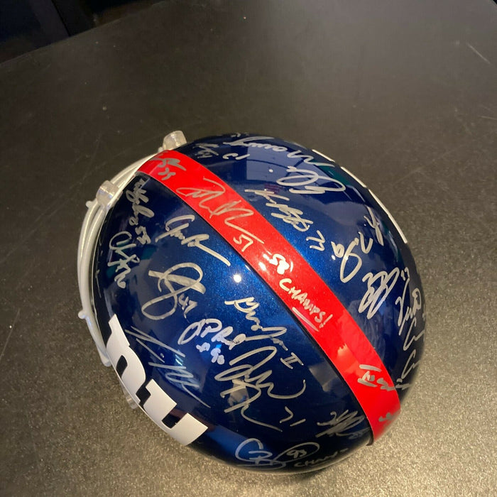 2011 New York Giants Super Bowl Champs Team Signed Full Size Helmet Steiner Holo