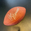Joe Namath Signed Autographed Official Wilson NFL Football With JSA COA