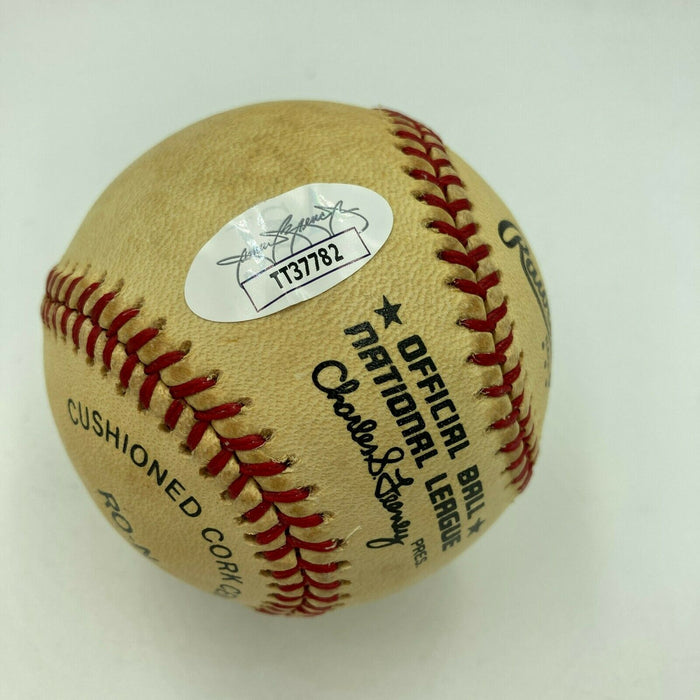 Dick Allen Signed Vintage Official National League Feeney Baseball JSA COA