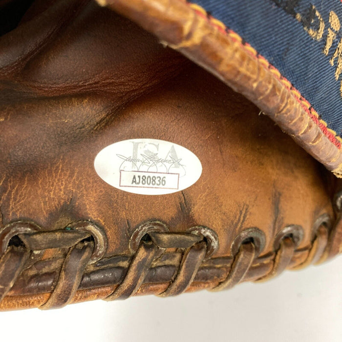 Don Larsen Perfect Game Signed 1950's Spalding Game Model Baseball Glove JSA COA