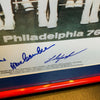 1967-68 Philadelphia 76ers NBA Champs Team Signed Photo Wilt Chamberlain JSA COA