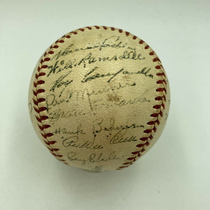 Jackie Robinson & Roy Campanella 1948 Brooklyn Dodgers Team Signed Baseball BAS