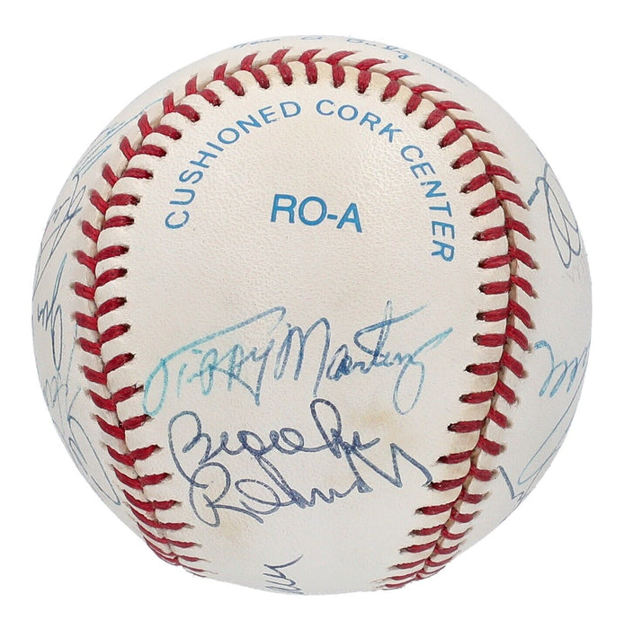 Earl Weaver Frank Robinson Brooks Robinson Orioles Legends Signed Baseball PSA