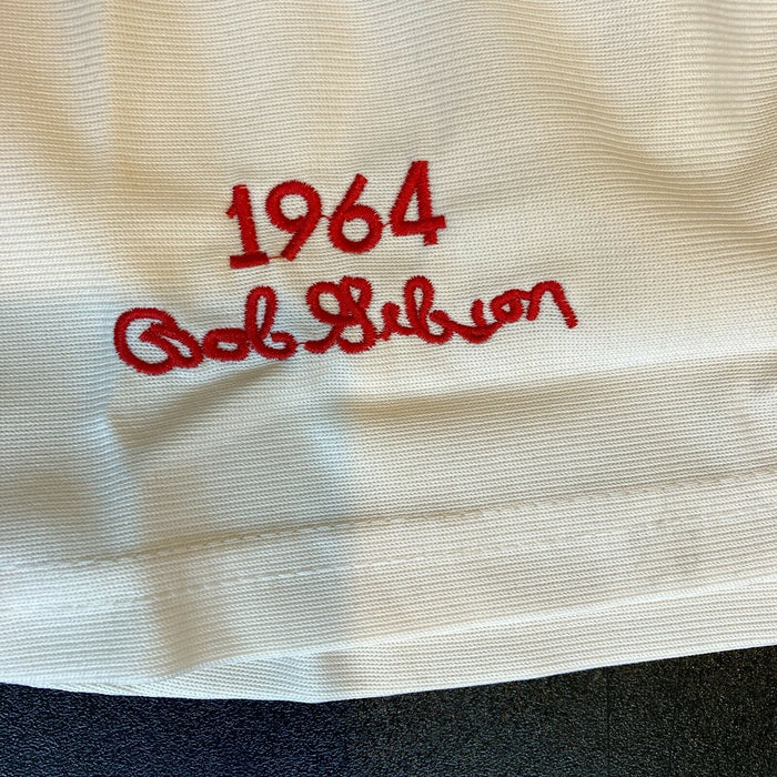 Bob Gibson 1.12 ERA 1968 Signed Authentic St. Louis Cardinals Jersey JSA  COA