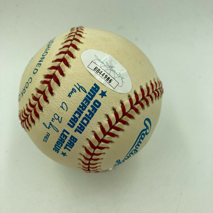 Payne Stewart Single Signed Official American League Baseball JSA COA PGA Golf