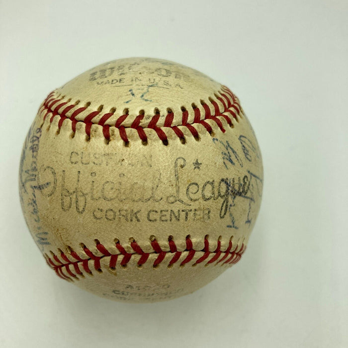 1953 New York Yankees World Series Champs Team Signed Baseball PSA DNA COA