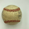 1953 New York Yankees World Series Champs Team Signed Baseball PSA DNA COA