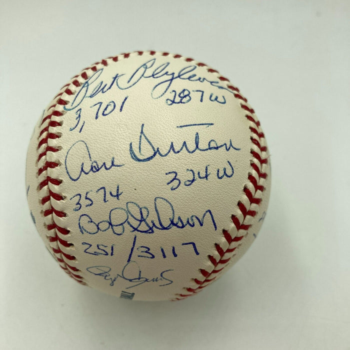 3,000 Strikeout Club Signed Baseball Nolan Ryan Tom Seaver Randy Johnson Tristar