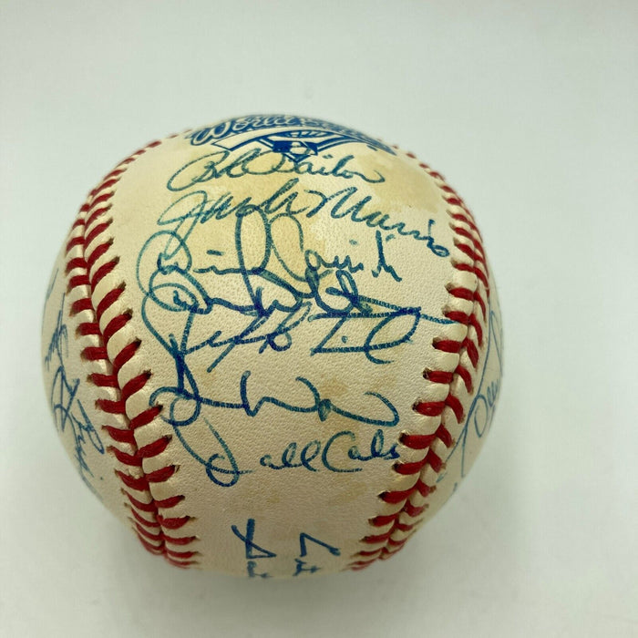 1993 Toronto Blue Jays World Series Champs Team Signed W.S. Baseball JSA COA