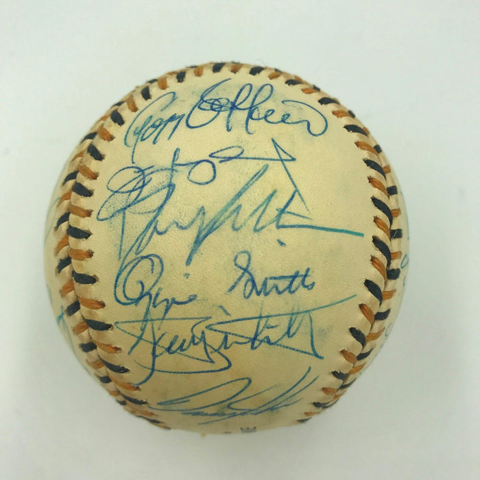 1994 All Star Game NL Team Signed Baseball Bonds Maddux Gwynn Biggio PSA DNA COA