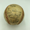 1960 Kansas City A's Team Signed Game Used American League (Harridge) Baseball