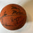 1983 Philadelphia 76ers Team Signed Basketball With Julius Erving Dr. J