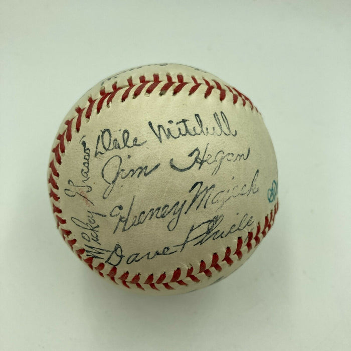 Beautiful Tris Speaker Sweet Spot Single Signed Baseball With JSA COA