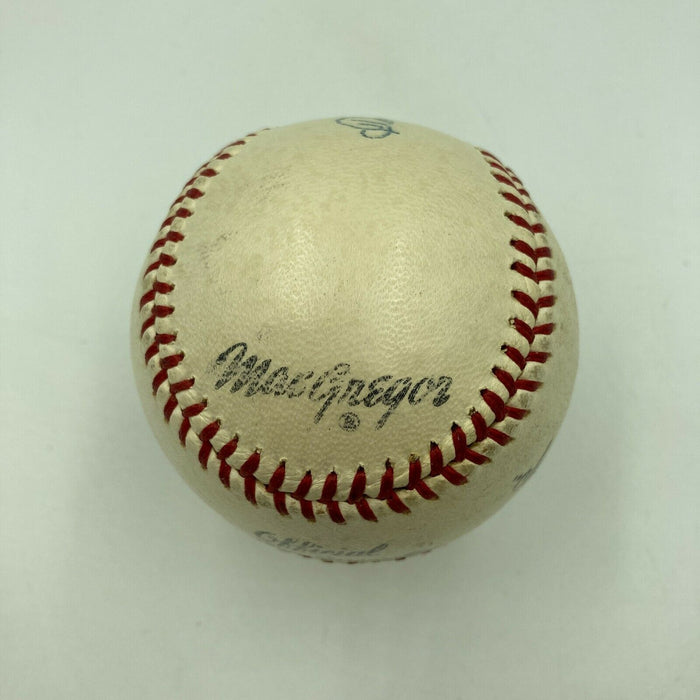 The Finest Tris Speaker Single Signed Autographed Baseball PSA DNA & JSA COA