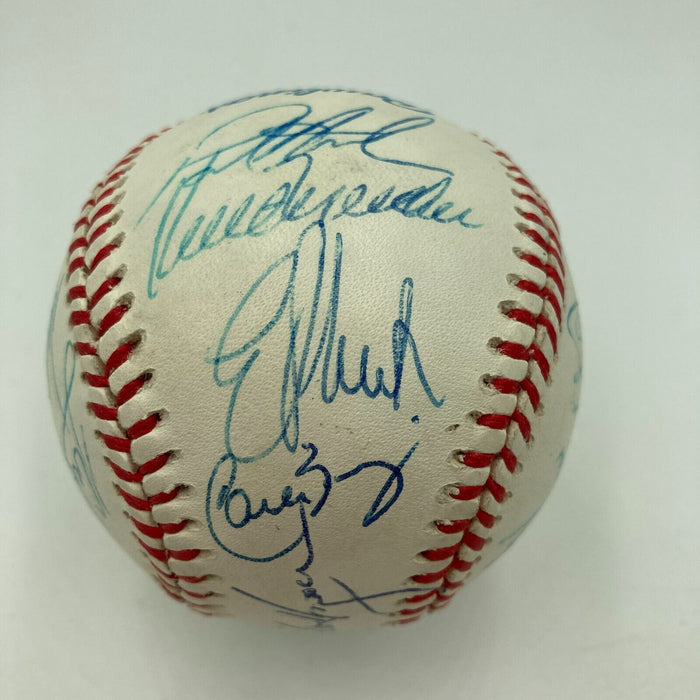 1996 Cleveland Indians Team Signed American League Baseball Eddie Murray