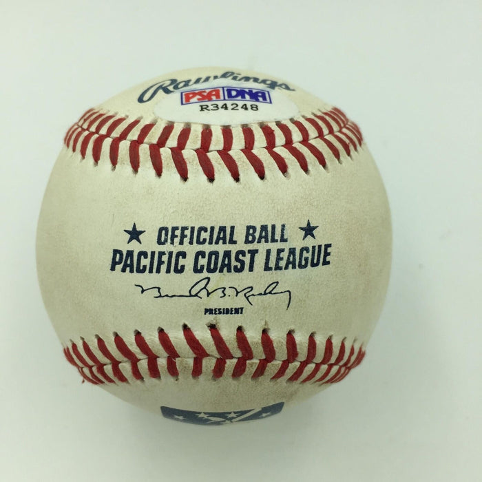 Corey Seager Signed Game Used Actual Home Run Baseball 7-28-15 Dodgers PSA DNA