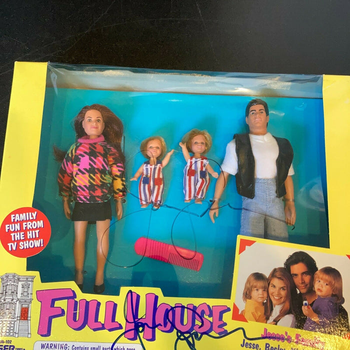 John Stamos 3x Signed Full House Action Figure Dolls JSA COA