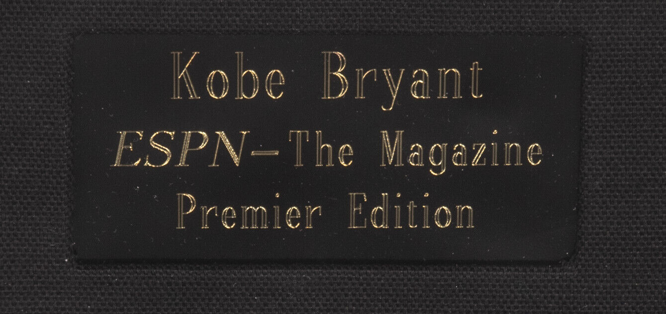 Kobe Bryant Signed 1998 ESPN First Ever Magazine JSA COA Auto