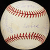 2001 New York Yankees Team Signed Baseball Derek Jeter Mariano Rivera JSA COA