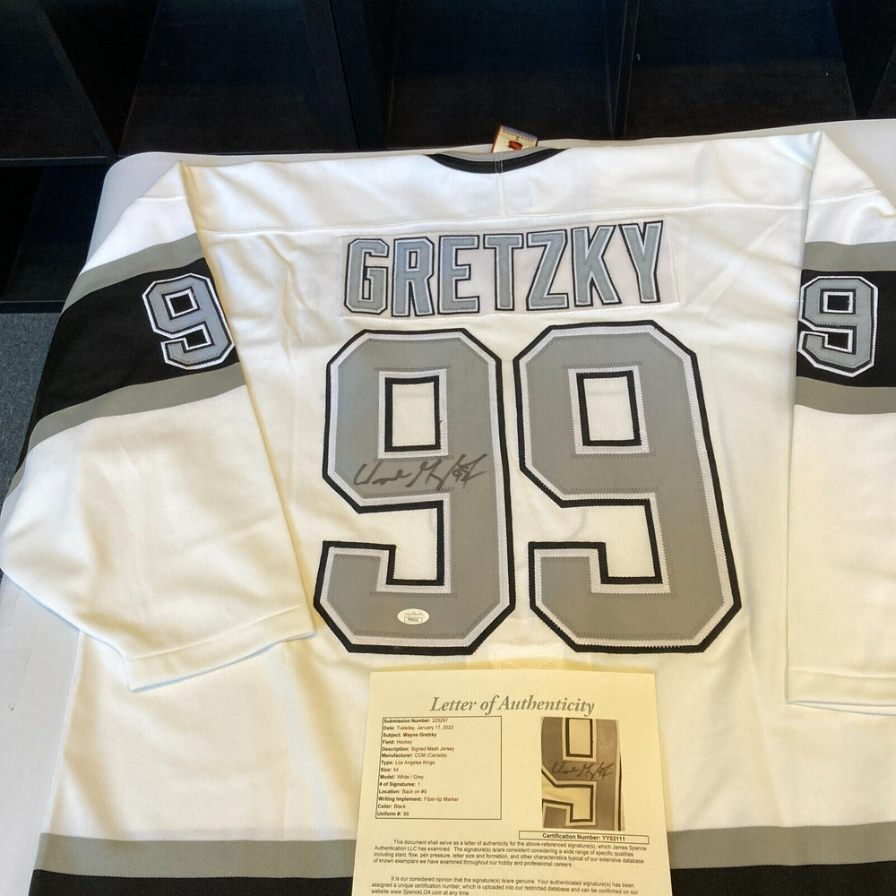 Wayne Gretzky Signed Los Angeles Kings Authentic Game Model CCM Jersey —  Showpieces Sports
