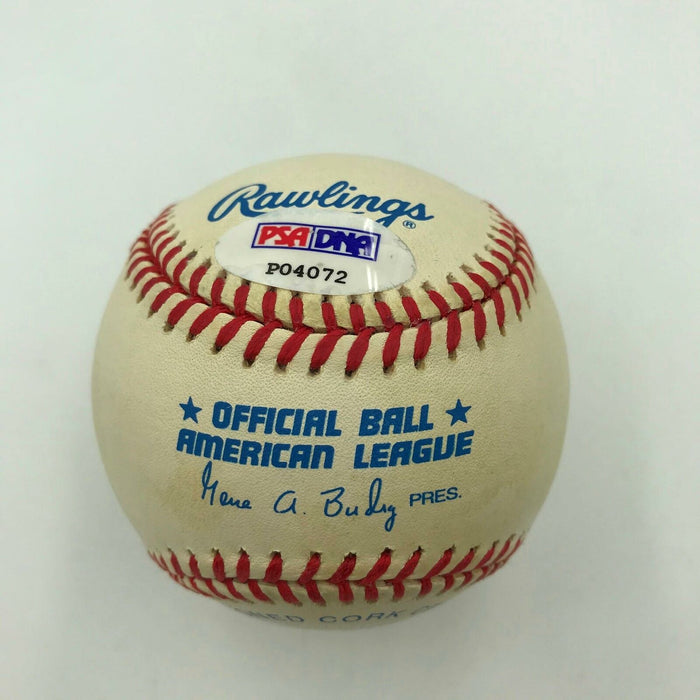 Earl Weaver Al Lopez Dick Williams Legendary HOF Managers Signed Baseball PSA
