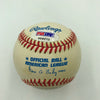 Earl Weaver Al Lopez Dick Williams Legendary HOF Managers Signed Baseball PSA