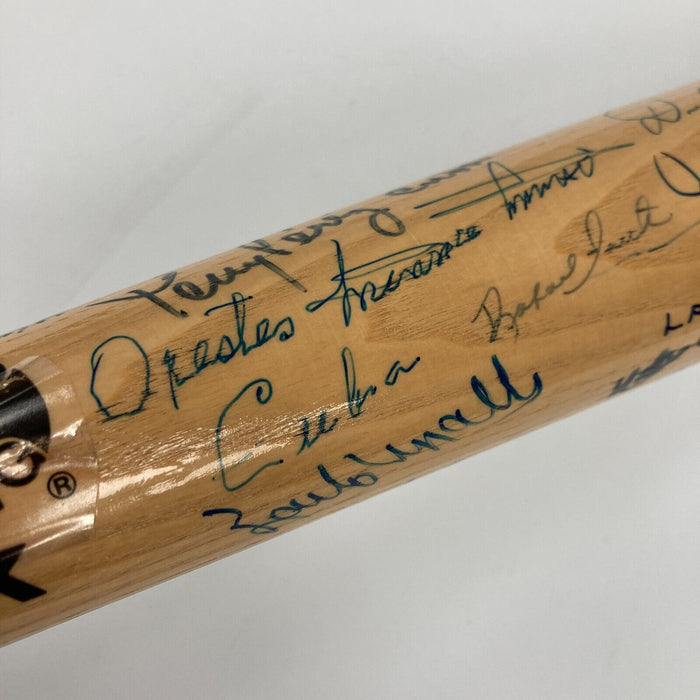 Rare Latin American Legends Multi Signed Baseball Bat 30+ Sigs JSA COA