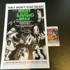 George Romero & Judith O'Dea Signed Night Of The Living Dead Poster JSA COA