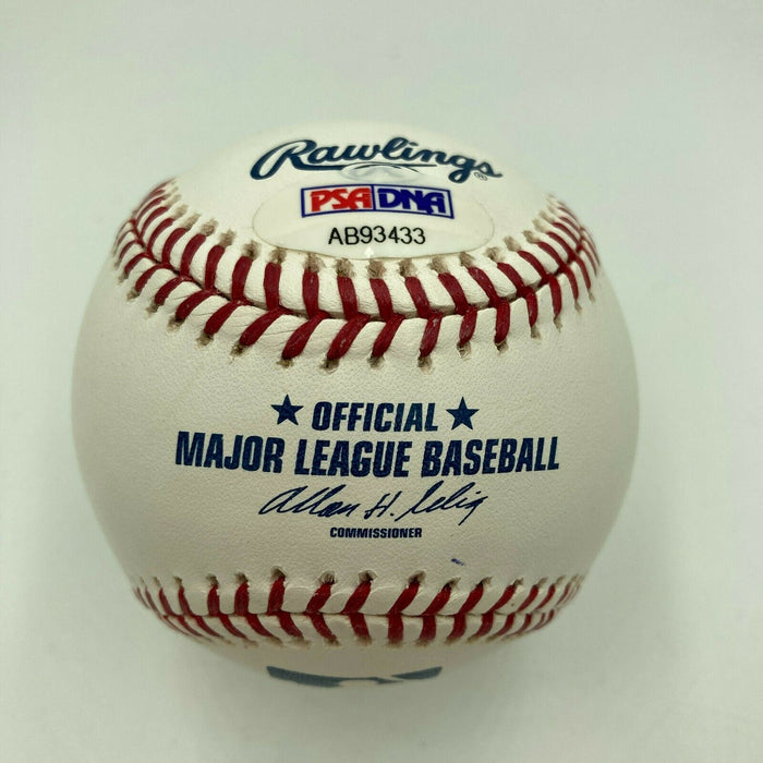 Mint Gordie Howe Signed Official Major League Baseball With PSA DNA COA