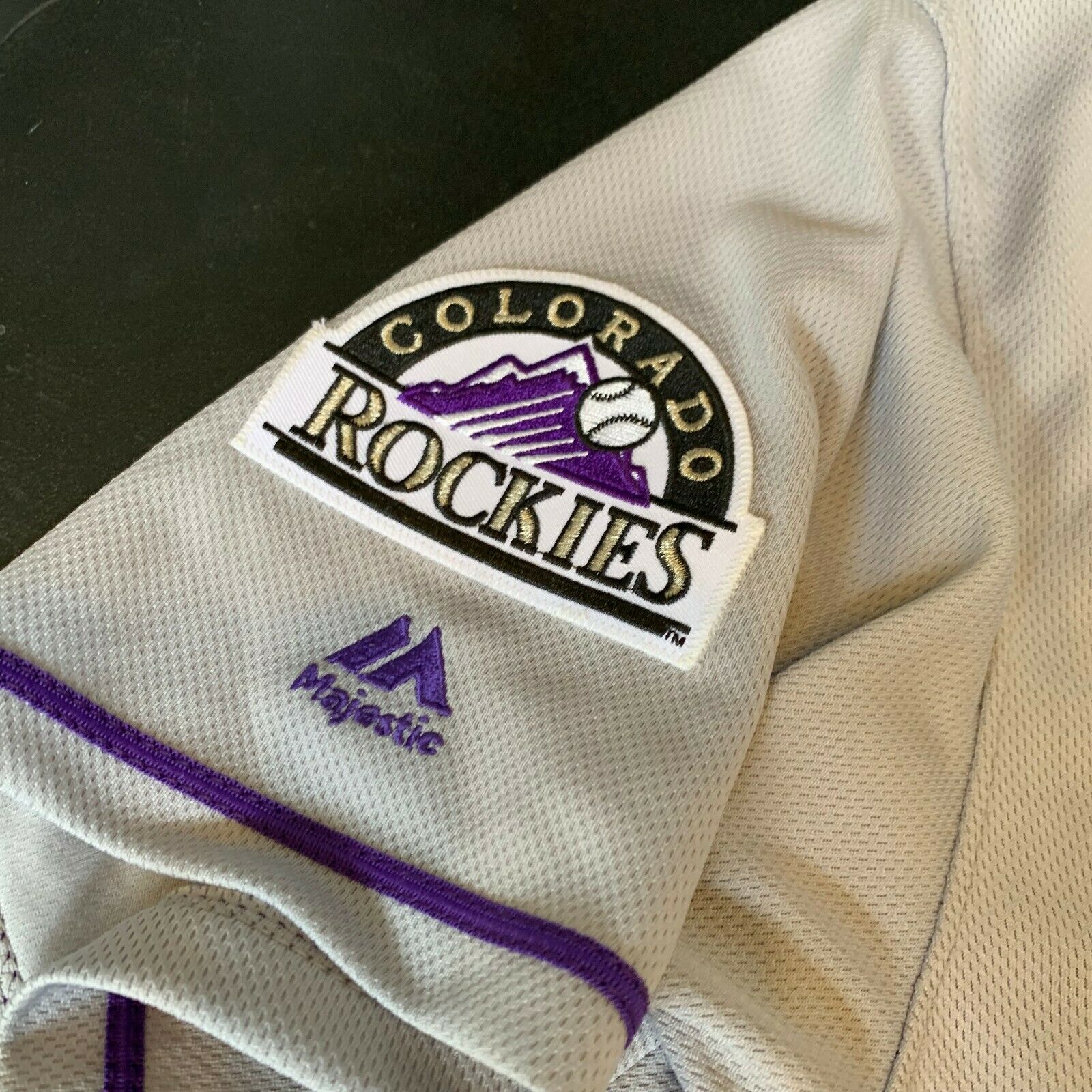Nolan Arenado Signed 2017 Colorado Rockies Game Issued Jersey JSA