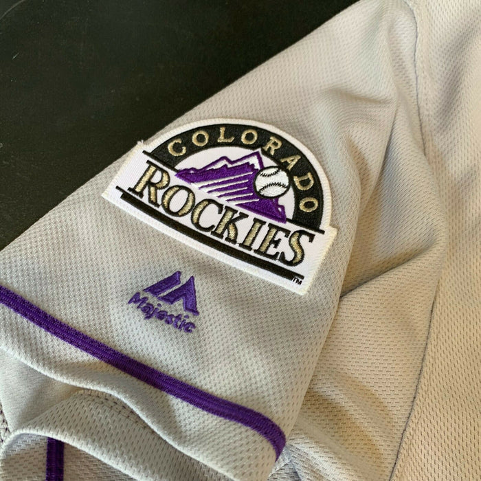 Nolan Arenado Colorado Rockies Autographed Majestic Purple Authentic Jersey