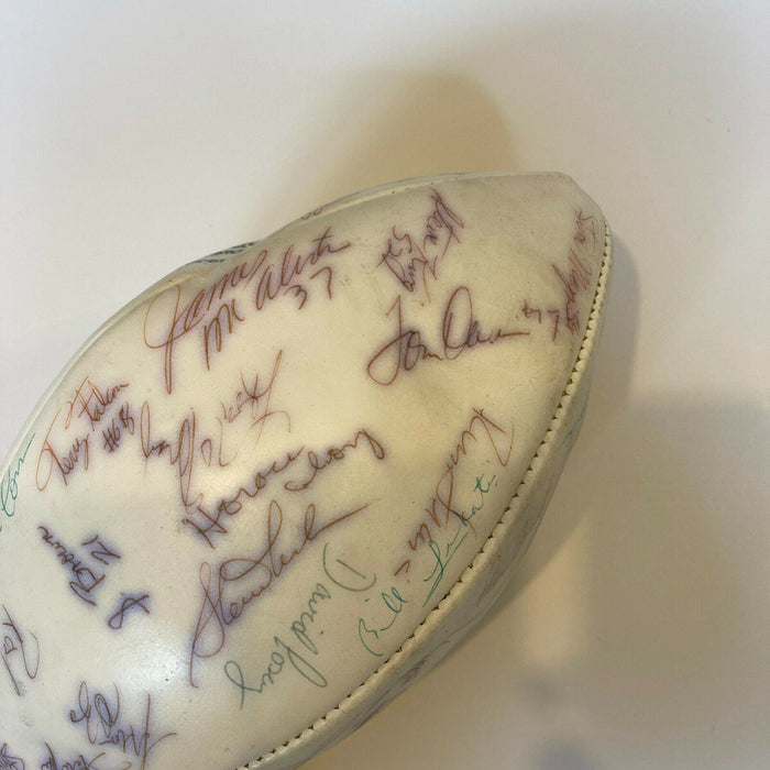 1978 New England Patriots Team Signed Autographed Football With JSA COA