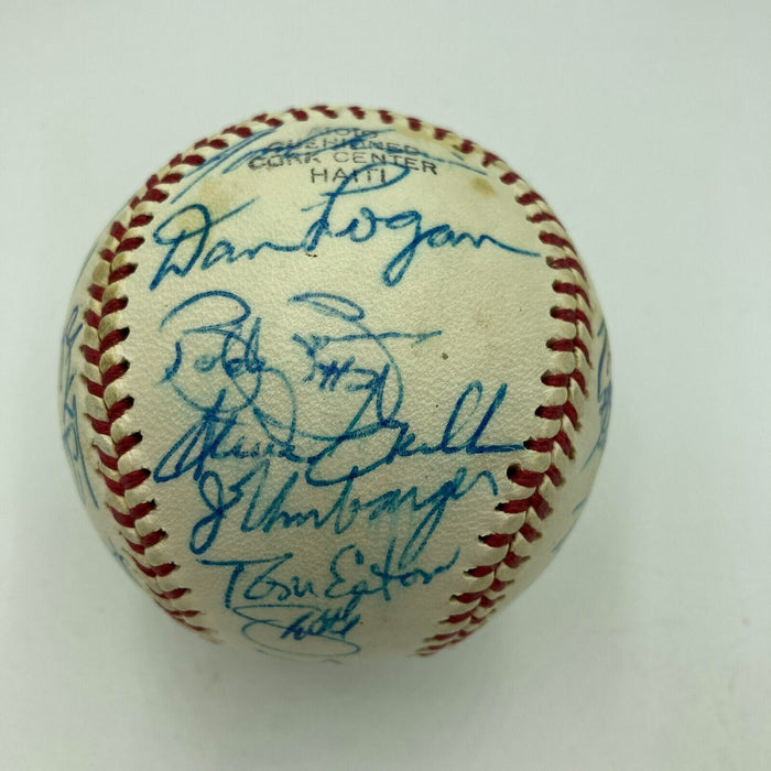 1981 Rochester Red Wings Signed Baseball Cal Ripken Jr. Longest Game In History