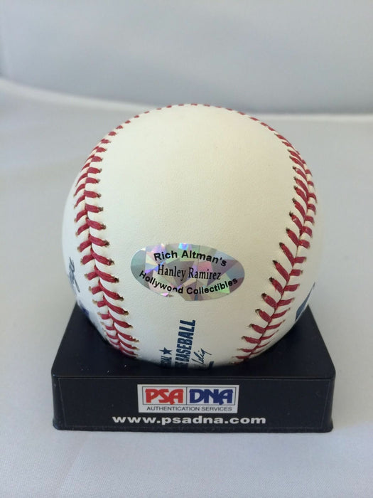 HANLEY RAMIREZ PSA DNA COA SIGNED AUTOGRAPHED MAJOR LEAGUE BASEBALL #V72772