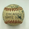1957 Chicago White Sox Team Signed Autographed Baseball With Nellie Fox