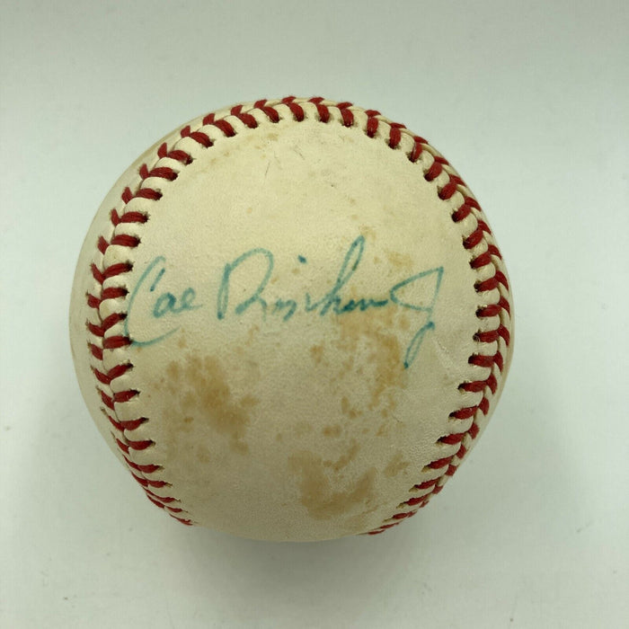 Vintage 1980 Cal Ripken Jr. Rookie Era Signed Autographed Baseball With JSA COA