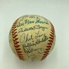 Mickey Mantle 1962 New York Yankees World Series Champs Team Signed Baseball JSA