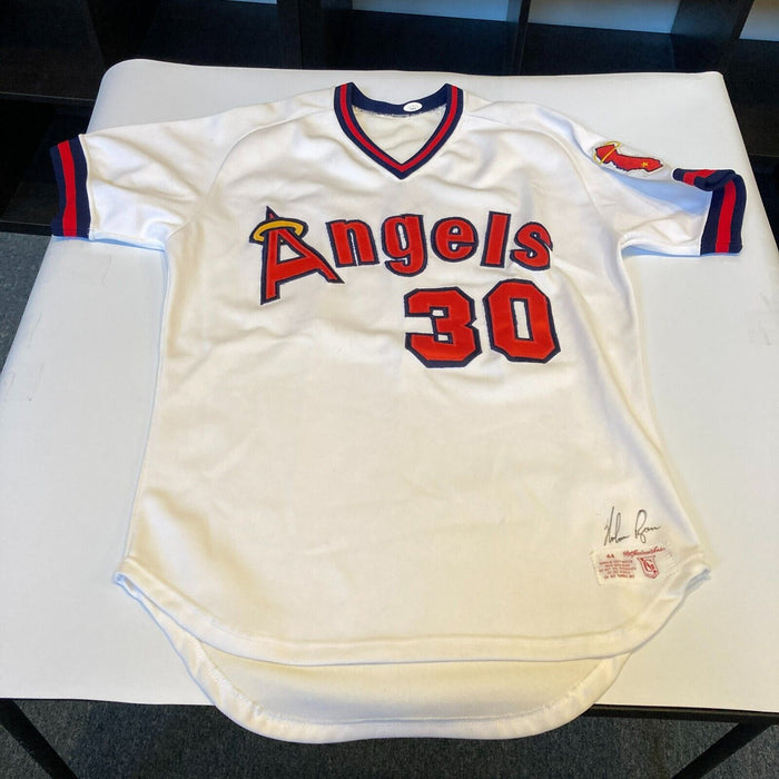 1979 Nolan Ryan Signed California Angels Game Model Jersey JSA & MEARS COA