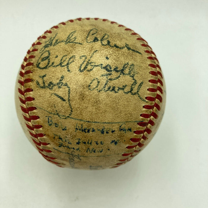 1951 Montreal Royals Dodgers Team Signed Game Used Baseball Tommy Lasorda