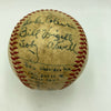 1951 Montreal Royals Dodgers Team Signed Game Used Baseball Tommy Lasorda
