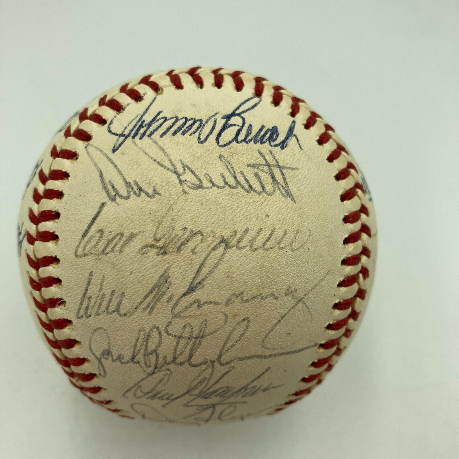 1975 Cincinnati Reds Team Signed Baseball - World Series Champions