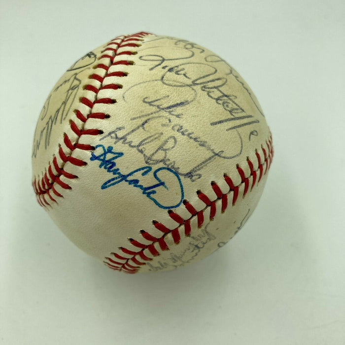 1987 All Star Game Team Signed Baseball Gary Carter Tony Gwynn JSA COA