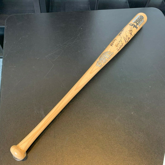 2000 Chicago White Sox AL Champs Team Signed Bat 25 Sigs Franks Thomas JSA COA