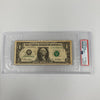 Joe Montana Signed $1 Dollar Bill PSA DNA Auto