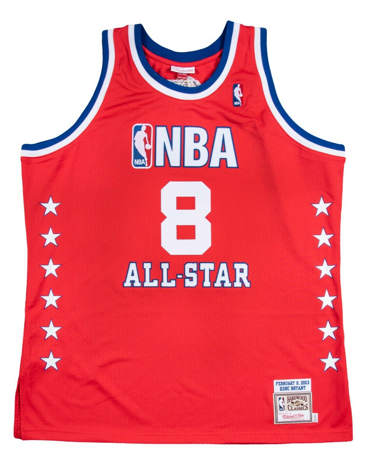 Kobe Bryant Los Angeles Lakers Autographed Red Mitchell & Ness 2003 All-Star  Game Jersey - Panini
