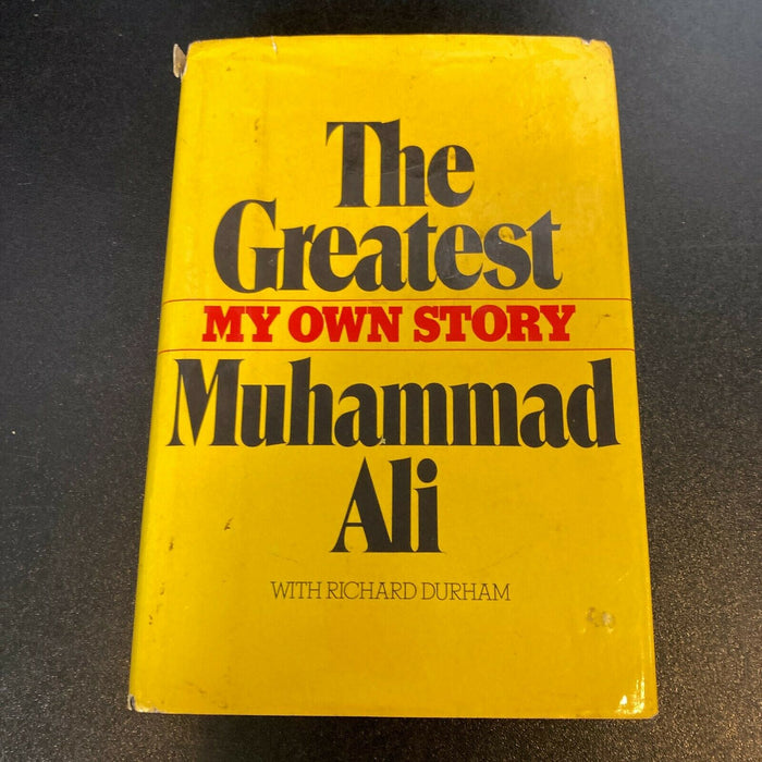 Muhammad Ali Signed Autographed The Greatest Book With JSA COA