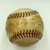 1951 Joe Dimaggio Signed Final Out Game Used American League Baseball PSA DNA